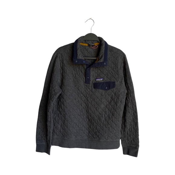 Patagonia fleece 1/4 button down sweater size medium